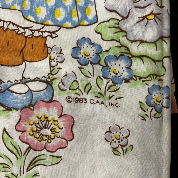 Cabbage patch kids twin bed sheet, fitted sheet and one pillow case 1983 - Picture 4 of 4